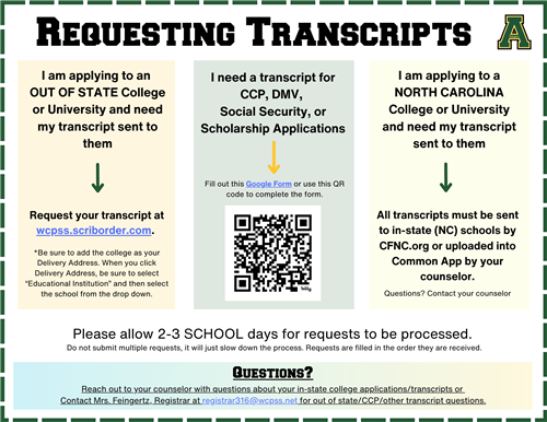 How to Request a Transcript